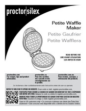 Proctor Silex 26100 Manual De Instrucciones