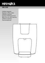 MINI MOKA CM-2185 Manual Del Usuario