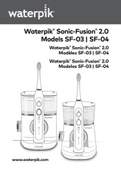 Waterpik Sonic-Fusion 2.0 SF-03 Manual Del Usuario