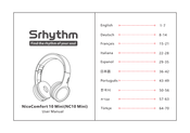 Srhythm NiceComfort 10 Min Manual De Usuario