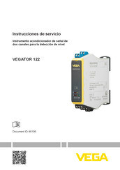 Vega VEGATOR 122 Instrucciones De Servicio