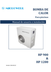 MICROWELL HP 1200 Manual De Usuario E Instalacion