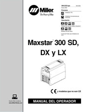 Miller Maxstar 300 SD Manual Del Operador
