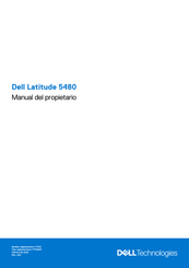 Dell Latitude 5480 Manual Del Propietário