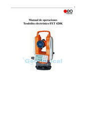 geo-FENNEL FET 420K Manual De Operaciones