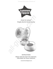 Tommee Tippee closer to nature 1063 Instrucciones