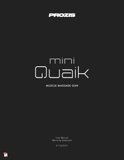 PROZIS Mini Quaik Manual Del Usuario