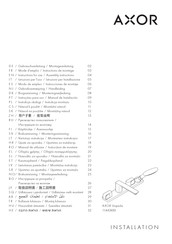 Axor Urquiola 11443 Serie Modo De Empleo/Instrucciones De Montaje