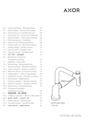 Axor Citterio Select 39862 Serie Modo De Empleo/Instrucciones De Montaje