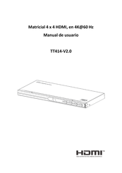 epcom TITANIUM TT414-V2.0 Manual De Usuario