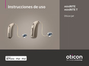 Oticon miniRITE Instrucciones De Uso