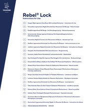 Thuasne Rebel Lock Instrucciones De Uso