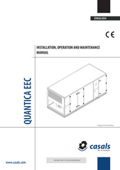 Casals QUANTICA EEC Manual De Instalación, Operación Y Mantenimiento