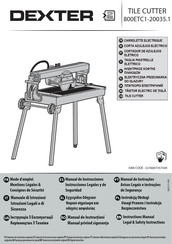 Dexter 800ETC1 Manual De Instrucciones