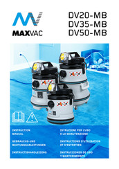 Maxvac DV35-MB Instrucciones De Uso Y Mantenimiento