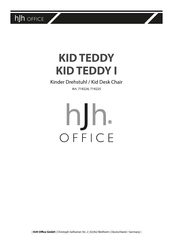 hjh OFFICE KID TEDDY Instrucciones De Montaje