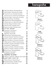 Hansgrohe Novus 71324000 Modo De Empleo/Instrucciones De Montaje