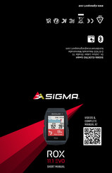 Sigma ROX 11.1 EVO Manual Del Usuario