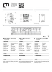 ETI SHT-4 Manual De Instrucciones