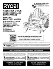 Ryobi RYRM8002CAN Guía De Armado