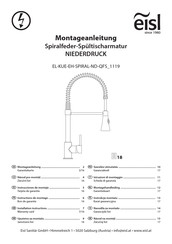 eisl EL-KUE-EH-SPIRAL-ND-QFS 1119 Instrucciones De Montaje