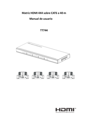 Epcom TT-744 Manual Del Usuario