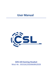 CSL GHS-103 Manual De Usuario