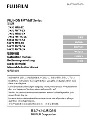 FujiFilm FUJINON FMT Serie Manual De Instrucciones