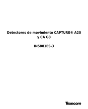 Texecom CAPTURE A20 CAPTURE CA G3 Manual Del Usuario