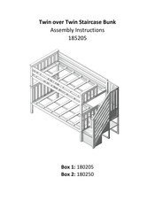 Maxwood Furniture 185205 Instrucciones De Montaje