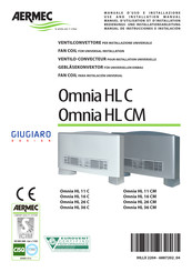 AERMEC Omnia HL 26 Manual De Instrucciones E Instalación