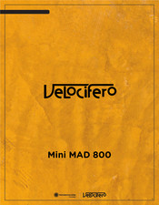 Velocifero Mini MAD 800 Manual Del Usuario