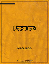 Velocifero MAD 1600 Manual Del Usuario