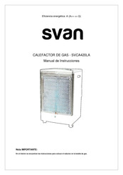 Svan SVCA420LA Manual De Instrucciones