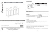 allen+roth LWSD60VG Instrucciones De Montaje