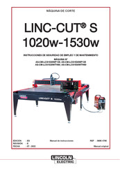 Lincoln Electric LINC-CUT S 1020w Manual De Instrucciones