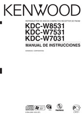 Kenwood KDC-W8531 Manual De Instrucciones