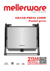 Mellerware GRAND PRESS 2200W Manual De Instrucciones