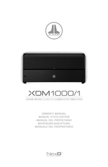 JL Audio XDM 1000/1 Manual Del Propietário