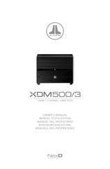 JL Audio XDM500/3 Manual Del Propietário