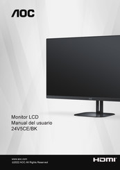 AOC 24V5CE/BK Manual Del Usuario