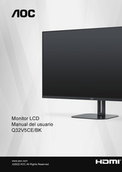 AOC Q32V5CE/BK Manual Del Usuario