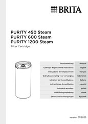 Brita PURITY 450 Steam Instrucciones De Sustitución