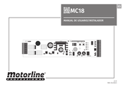 Motorline professional MC18 Manual De Usuario/Instalador