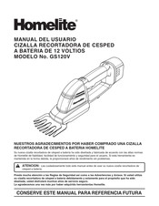 Homelite GS120V Manual Del Usuario