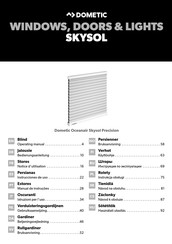 Dometic Oceanair Skysol Precision Instrucciones De Uso