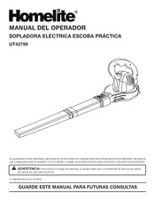 Homelite UT42799 Manual Del Operador