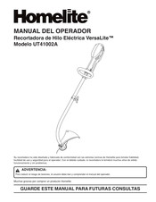 Homelite VersaLite UT41002A Manual Del Operador