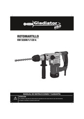 Gladiator PRO RM 926M/1/120 k Manual De Instrucciones Y Garantía