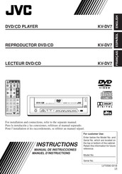 JVC KV-DV7 Manual De Instrucciones